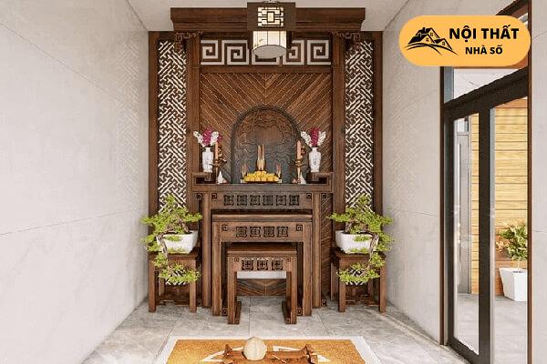 Mẫu phòng thờ tân cổ điển cho nhà chung cư 2
