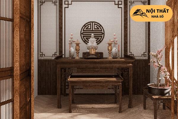 Mẫu phòng thờ tân cổ điển cho nhà chung cư 5
