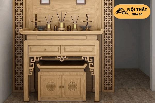 Mẫu phòng thờ tân cổ điển cho nhà chung cư 6