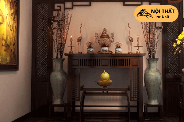 Mẫu phòng thờ tân cổ điển cho nhà chung cư 7