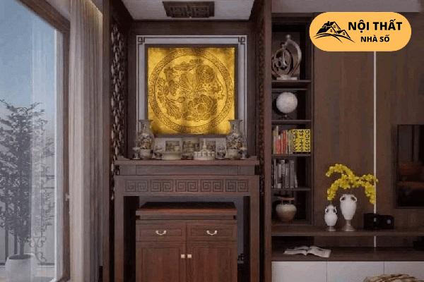 Mẫu phòng thờ tân cổ điển cho nhà chung cư 10