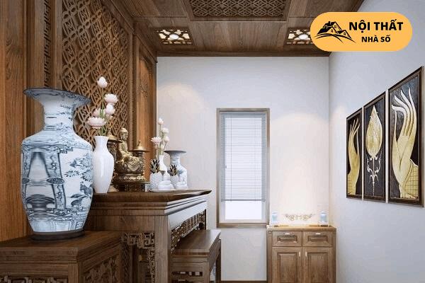Mẫu thiết kế phòng thờ tân cổ điển trong biệt thự 1