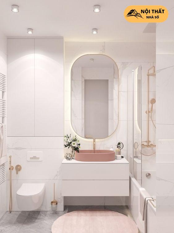 30+mẫu nhà vệ sinh nhỏ mà đẹp, đơn giản không cầu kỳ