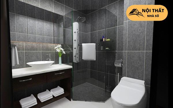 Thiết kế không gian lưu trữ thông minh cho nhà vệ sinh nhỏ mà đẹp