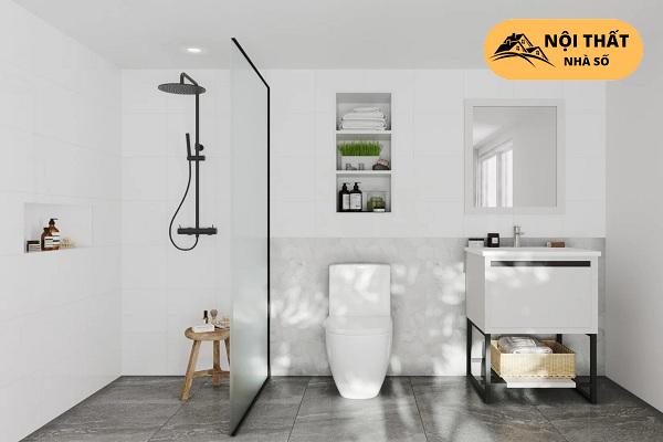 Để tạo hiệu ứng hiện đại và thu hút ánh nhìn, quý khách nên sử dụng các loại gạch trang trí có màu sắc tương phản như trắng, xám hoặc đen