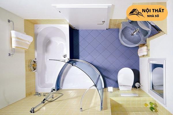 Bố trí các vật dụng hợp lý trong các kệ tủ giúp tối ưu hóa tránh gây cảm giác lộn xộn