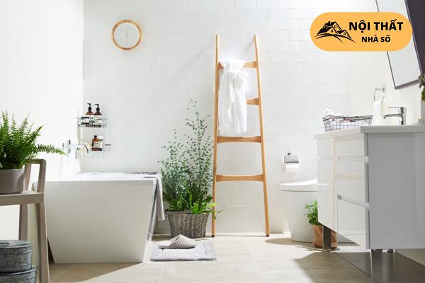 Sàn, bồn, gạch lát có men sẽ dễ dàng trong việc vệ sinh phòng tắm