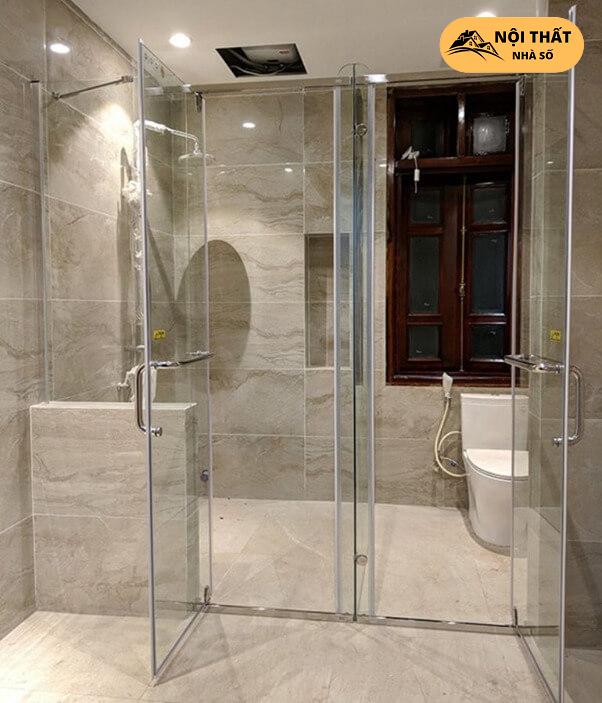 Nhà vệ sinh, phòng tắm vách kính đứng