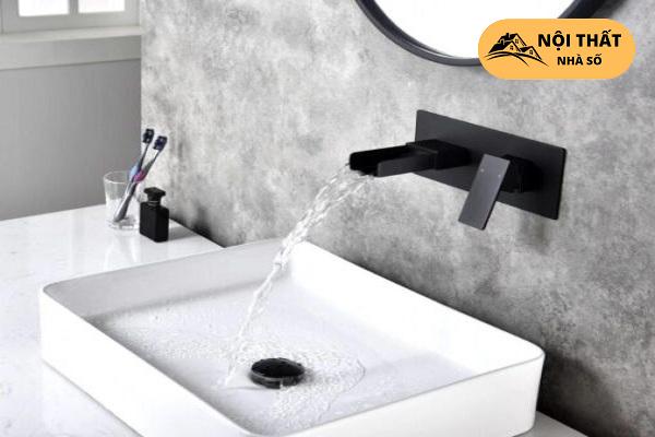 Lavabo âm tường sẽ trông không gian đầy sang trọng, tinh tế