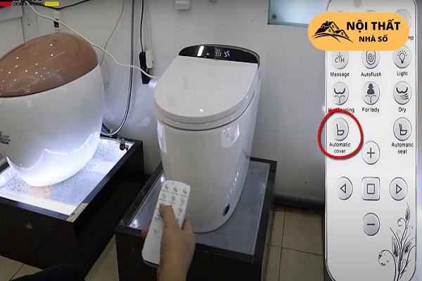 Bồn cầu thông minh với nhiều tính năng giúp người sử dụng dễ dàng trong việc sử dụng