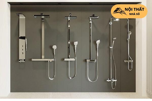 Các mẫu vòi sen tắm cầm tay và cố định bằng inox
