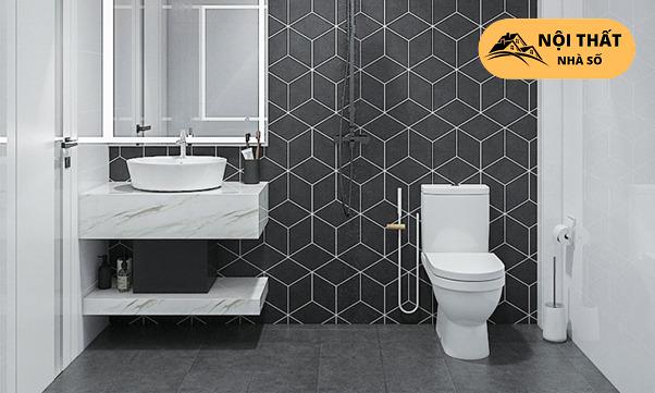 Bồn rửa mặt treo được sử dụng nhằm giữ cho không gian rộng rãi và thông thoáng hơn