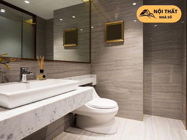 Mẫu nhà vệ sinh chung cư sang trọng