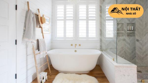 Phong cách Vintage của nhà vệ sinh nhà phố