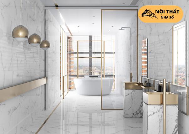 Lựa chọn gạch ốp tường cho nhà vệ sinh