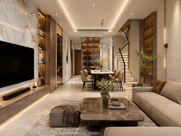 Thiết kế nội thất nhà phố